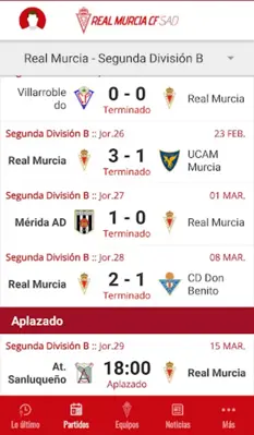 Real Murcia android App screenshot 1